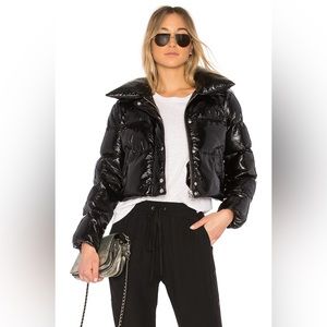 LPA Puffer Jacket 600 Patent Black